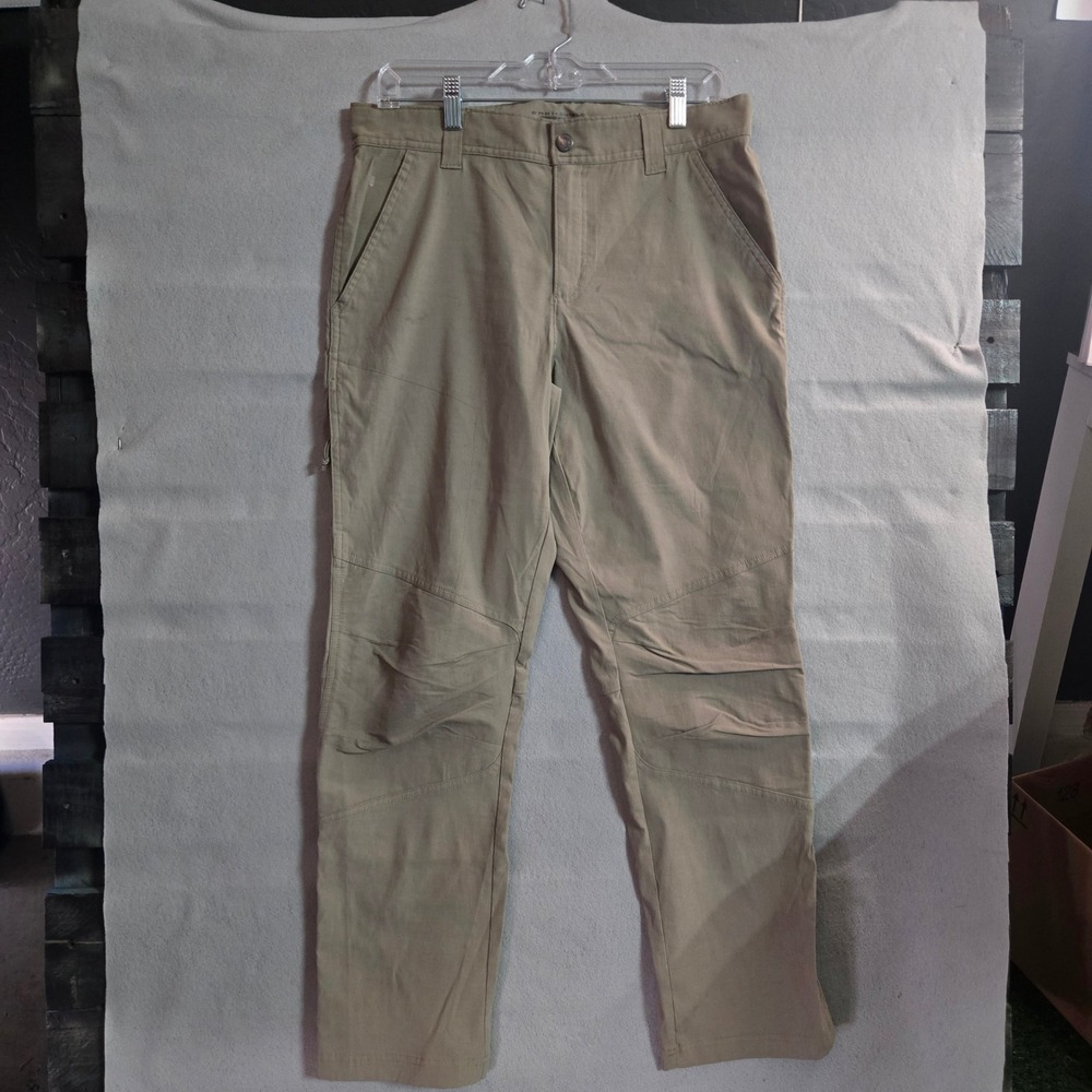 Columbia Mens Hiking Pants Tan Khaki Outdoor Trekking Straight Leg Casual